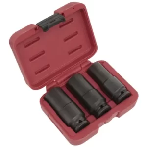 image of Weighted Impact Socket Set 1/2"Sq Drive 3pc