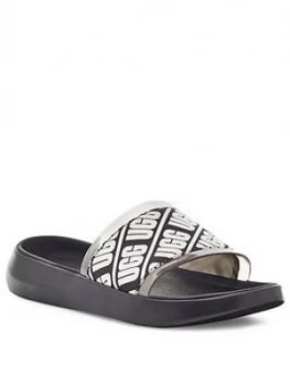 Image of UGG Ruette Slide - Black, Size 8, Women