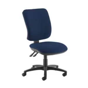 Image of Dams MTO Senza High Back Operator Chair with No Arms - Curacao Blue