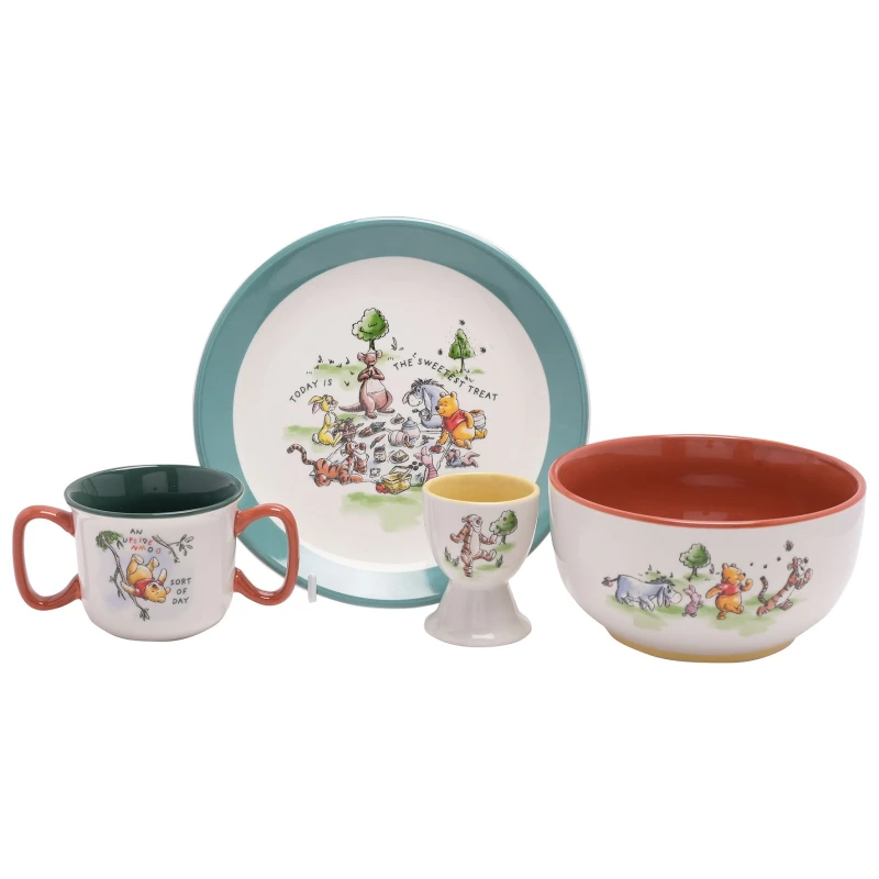 Image of Disney Winnie The Pooh Kids Ceramic Dinner Set