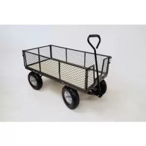 Image of Slingsby Mesh Platform Truck, Sides & Ends + Plywood Base, 1650 x 760 x 660/1030