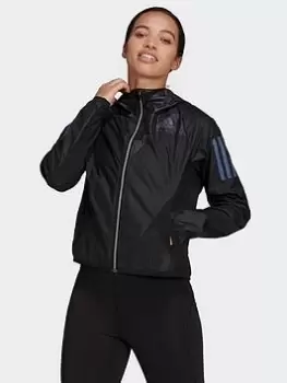 Image of adidas Adizero Running Jacket, Black Size XL Women