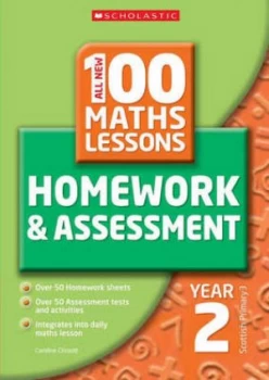 Image of All New 100 Maths Lessons Homework and Assessment. Year 2 by Caroline Clissold Paperback