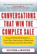Image of conversations that win the complex sale using power messaging to create mor