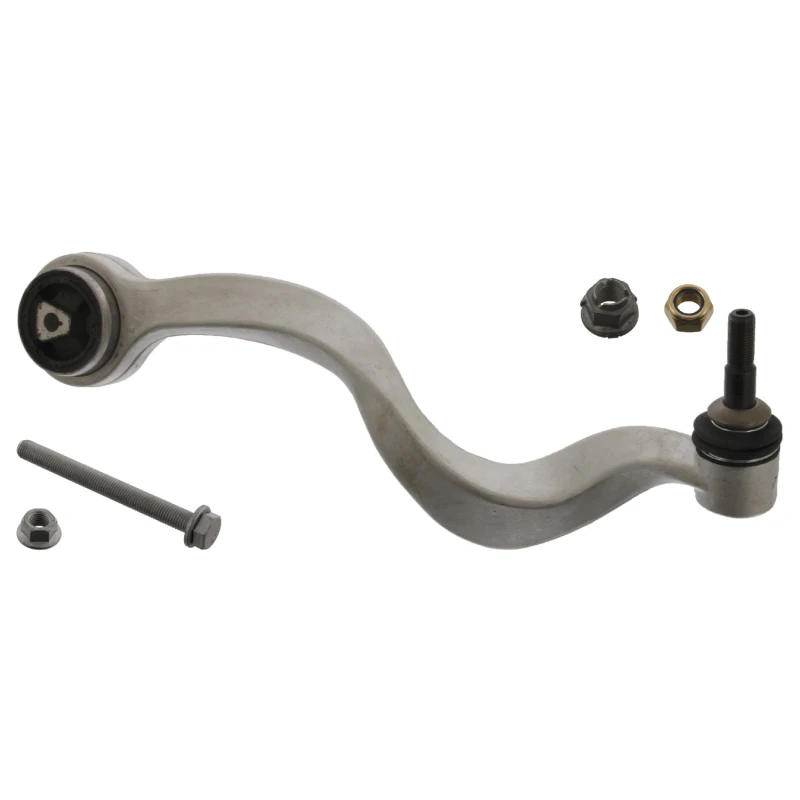 Image of FEBI BILSTEIN 40306 Suspension arm Control Arm, Aluminium, Right Front, with ball joint, with fastening/mounting material Aluminium Track Control Arm