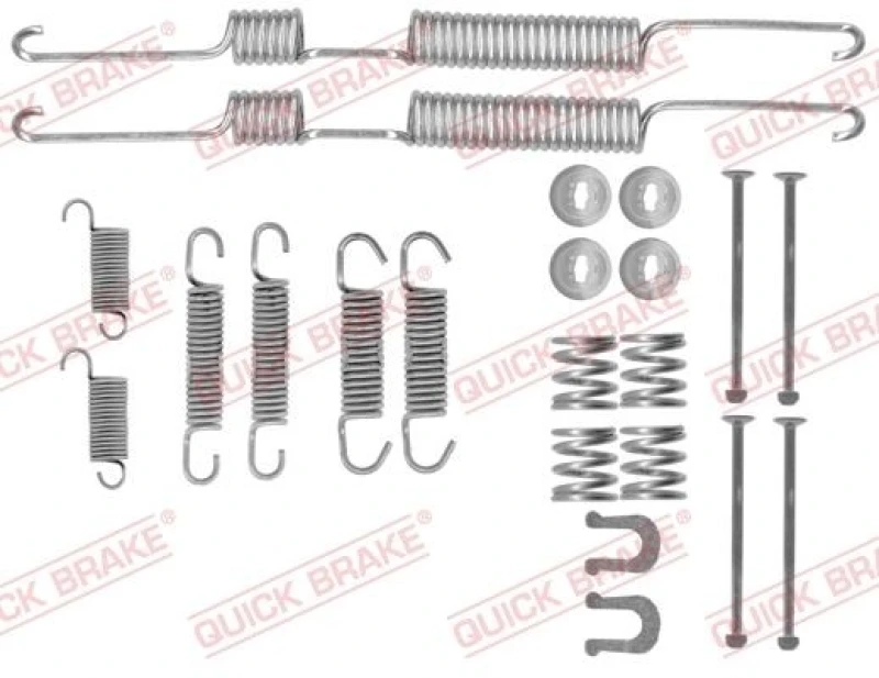 Image of QUICK BRAKE Brake shoe fitting kit QUICK BRAKE 105-0870X