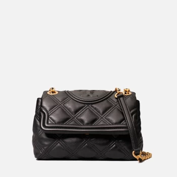 Image of Tory Burch Womens Fleming Soft Small Convertible Shoulder Bag - Black