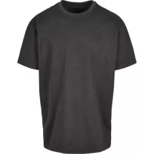 Image of Build Your Brand Unisex Adults Heavy Oversized Tee (XXL) (Charcoal)