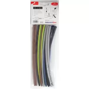 Image of Heatshrink Tubing, 3:1, 5 Colours, 6/2 (Pk-15)
