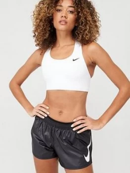 Image of Nike Medium Control Swoosh Bra - White