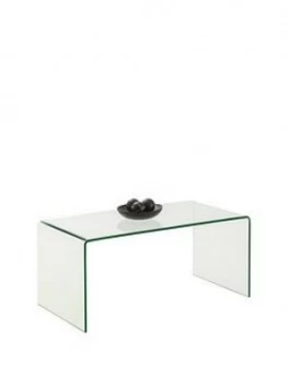 Image of Julian Bowen Amalfi Bent Glass Coffee Table