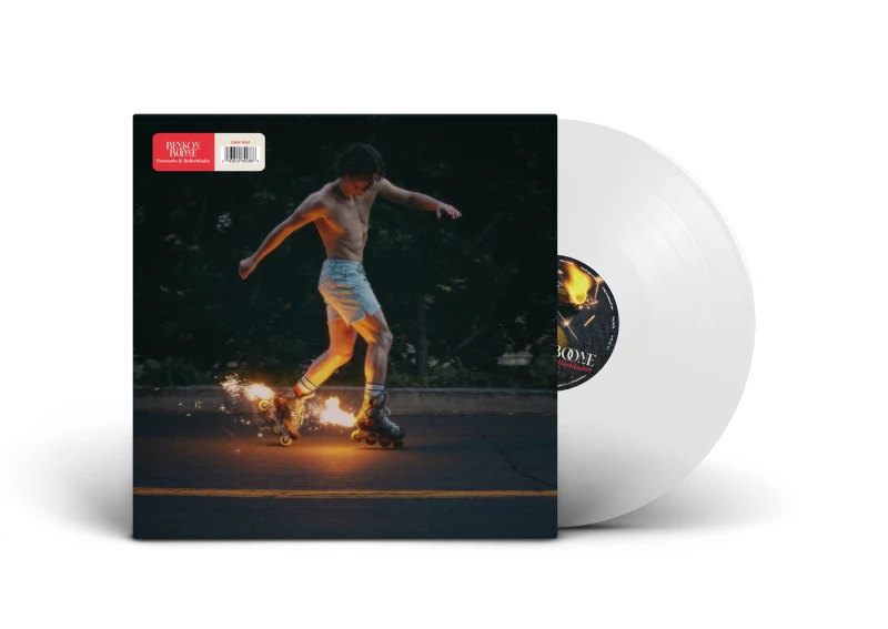 Image of Benson Boone Fireworks & Rollerblades [Clear Vinyl] - Vinyl LP Black