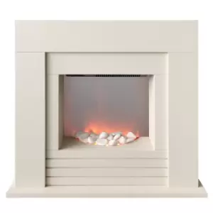 Image of Focal Point Fires 1.5kW Meon Electric Suite - Cream