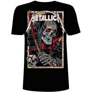 image of Metallica - Death Reaper Mens Large T-Shirt - Black