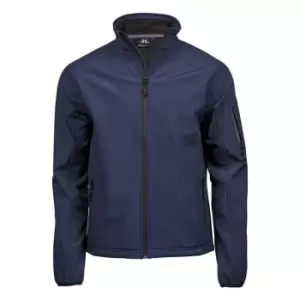 Image of Tee Jays Mens Performance Softshell Jacket (2XL) (Navy Blue)
