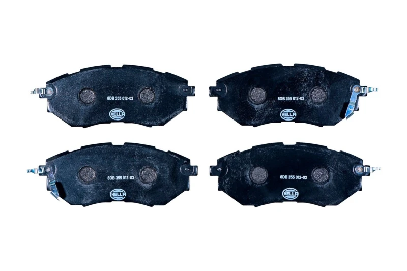 Image of HELLA Brake pad set HELLA 8DB 355 012-031