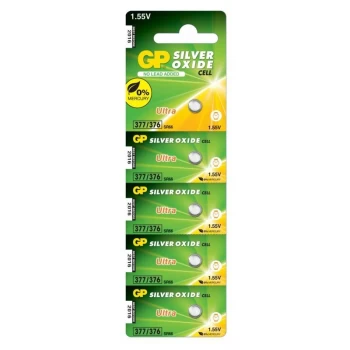 Image of GP Coin Cell Batteries LR626 - GPPBS377F017