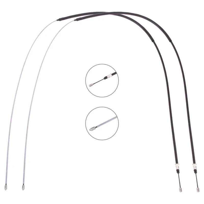 Image of RIDEX 124C1170 Brake Cable Rear, 2220/1230+2220/1230mm Cable,parking brake (124)