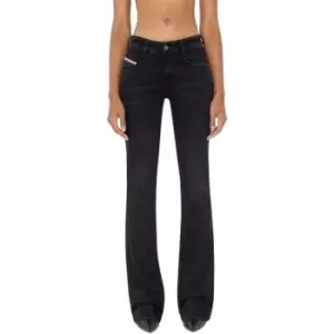 Image of Diesel Ebbey Bootcut Jeans - Black