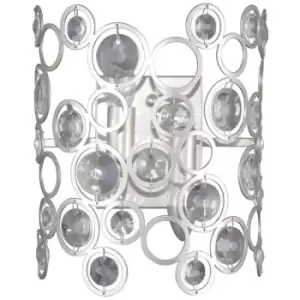 Netlighting Modern Wall Lamp Champagne Silver 2 Light, E14 - ITLWL-33064-2-CH.S