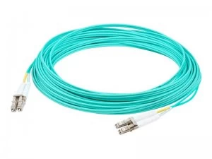 Image of Fiber Duplex Patch Cord Om3 50/125 Aqua Lszh Lc/lc- 0.5 M