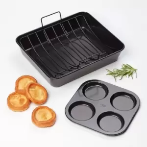 Image of Tala Performance XL Roaster with Rack & Yorkshire Tin Carbon
