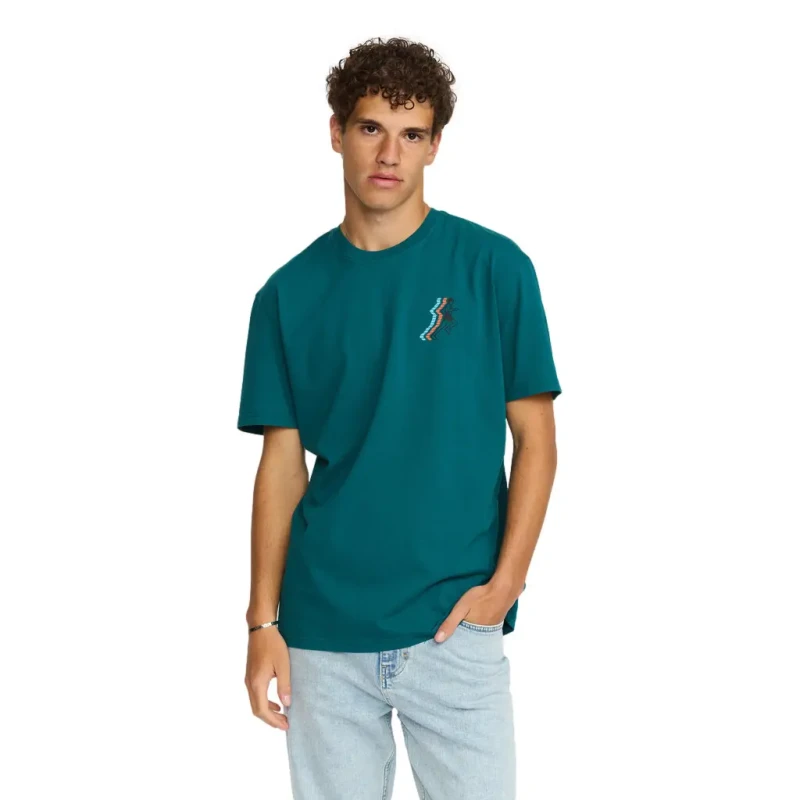Image of Revolution T-Shirt Revolution Bleu Male S