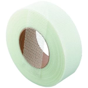 image of Wickes Fibreglass Plasterboard Repair and Jointing Tape - 90m