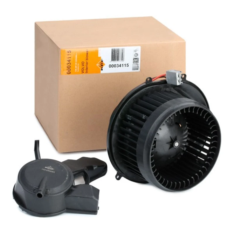Image of NRF 34115 Blower Motor for left-hand drive vehicles, without integrated regulator Interior Blower (2669)