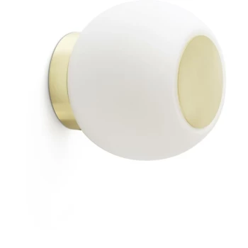 Image of Faro Lighting - Faro Moy - Bathroom LED Globe / Ceiling Wall Lamp Gold 4W 3000K IP44