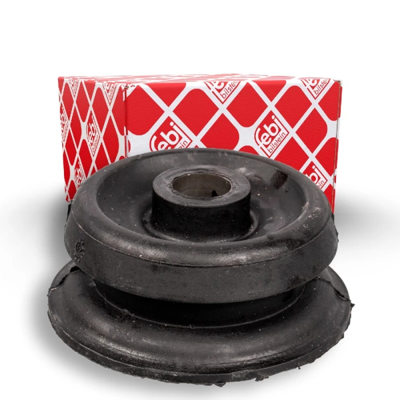 Image of FEBI BILSTEIN 10873 Top strut mount Front Axle, without ball bearing Elastomer Suspension Strut Support Bearing (1180)