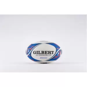 image of Gilbert RWC 2023 Replica Rugby Ball - White