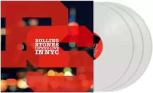 Image of Rolling Stones Licked Live In NYC - White Vinyl - Sealed 2022 UK 3-LP vinyl set 4517550