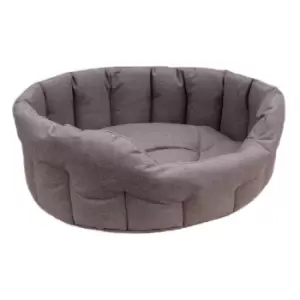 Image of P&L Pet Beds P&L Jumbo Brown Oval Waterproof Dog Bed