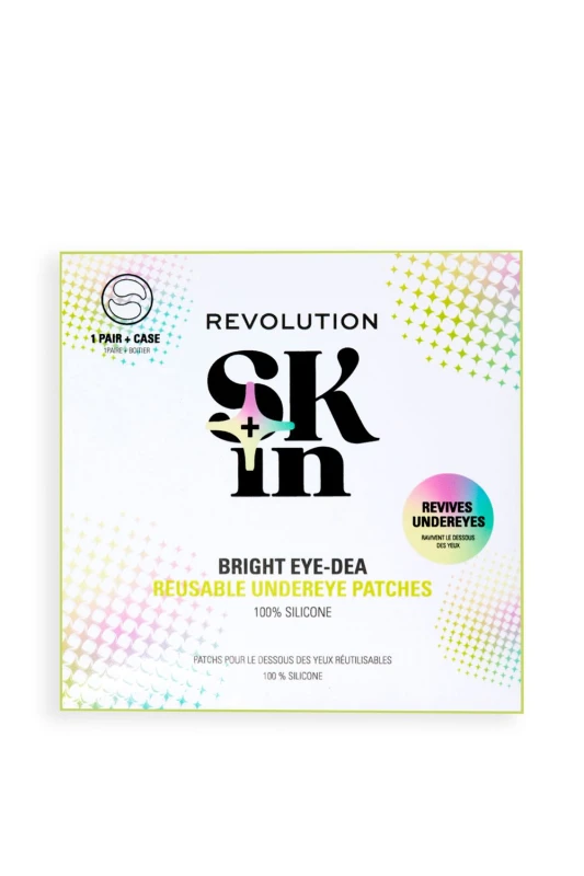 Image of Revolution Skincare Bright Eye-dea Reusable Silicone Eye Patches - 1 Pair Multicolor Unisex