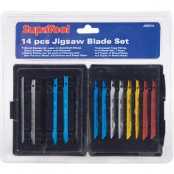 Image of SupaTool Jigsaw Blade Set 14 Piece
