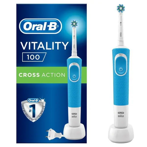 Image of Oral B Vitality Plus Cross Action Electric Toothbrush