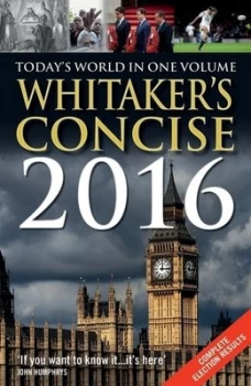 Image of Whitakers Concise 2016 Paperback