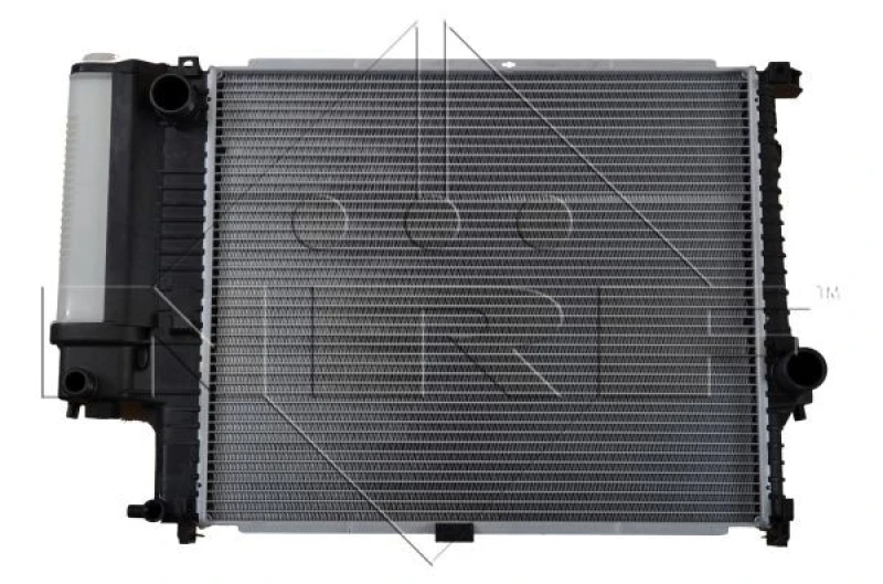 Image of NRF 53852 Engine radiator Brazed cooling fins, Aluminium, with mounting parts Aluminium Radiator,engine cooling (470)