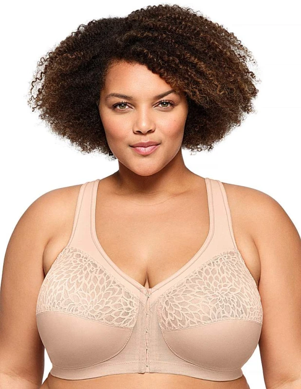 Image of Glamorise Glamorise 1206 Magic Lift Bra Cafe - Glamorise - Size: 46D Cafe Female 46D VK91805