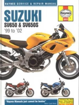 Image of Suzuki Sv650 and Sv650s Service and Repair Manual by Matthew Coombs Hardback
