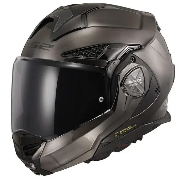 Image of LS2 FF901 Advant X Jeans Titanium 06 Modular Helmet Size XL