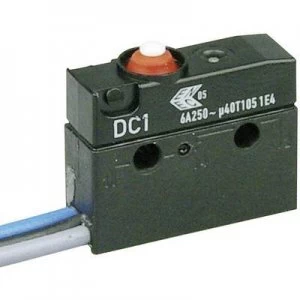 Image of Cherry Switches Microswitch DC1C C3AA 250 V AC 6 A 1 x OnOn IP67 momentary