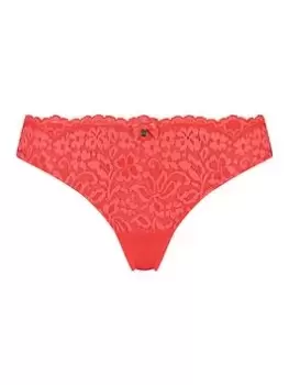 Image of Hunkemoller Rose String R, Red, Size S, Women
