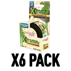 Image of Lightening Linen Pack Of 6 California Scents Xtreme Cannister