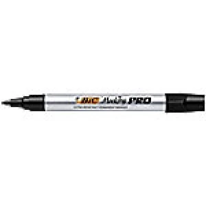 image of BIC Permanent Marker Marking PRO Bullet 1.1mm Black 12 Pieces