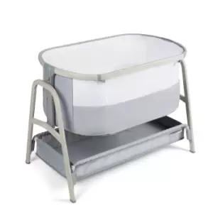 image of Ickle Bubba Bubba&Me Plus Bedside Crib - Ash Grey