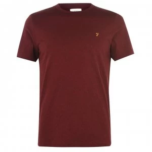 Image of Farah Vintage Dennis T Shirt - Red Marl 628