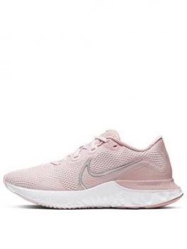 image of Nike Renew Run, Pink/White, Size 4, Women