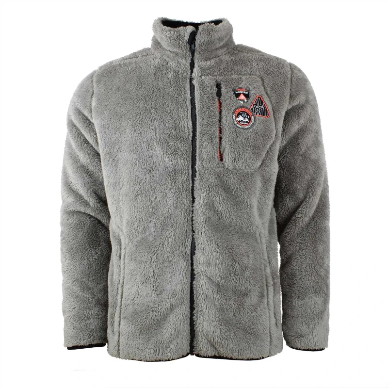 Image of Fleece jacket Peak Mountain coral sherpaCavian Beige Male M